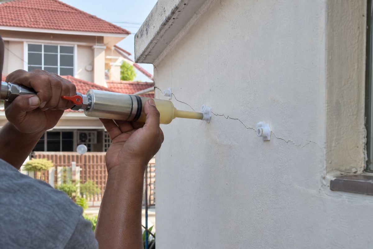 Wall Crack & Leak Repair (PU Injection)